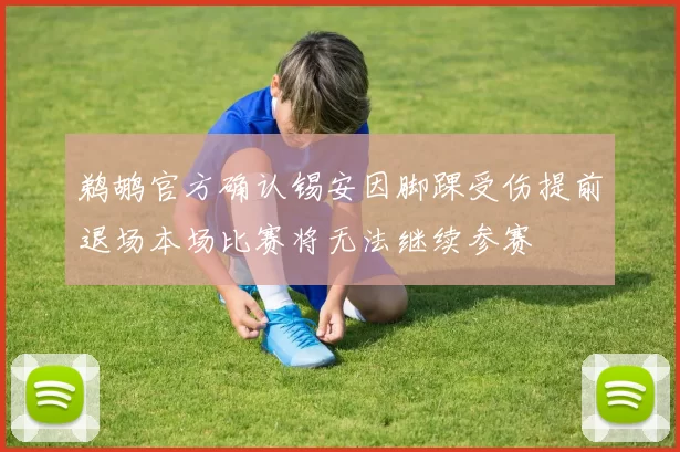 鹈鹕官方确认锡安因脚踝受伤提前退场本场比赛将无法继续参赛